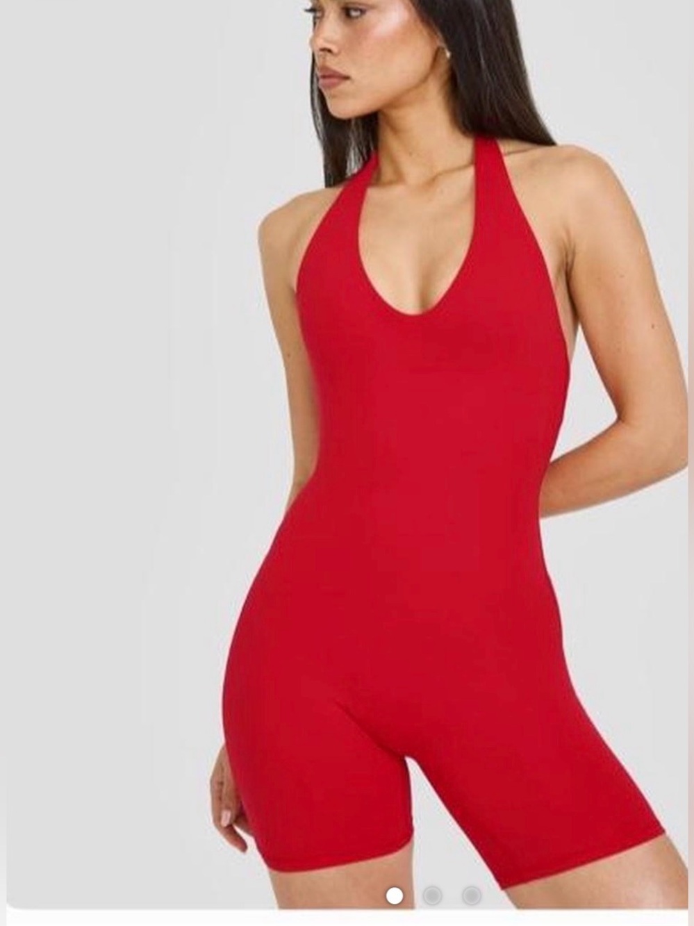 Oner Active SOFTMOTION™ HALTER NECK ALL IN ONE SHORT sz M